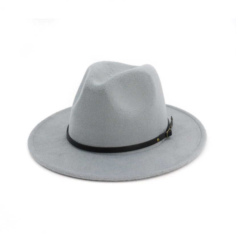 Chapeau de l'automne et hiver en laine Fedora pour femme haut-de-forme