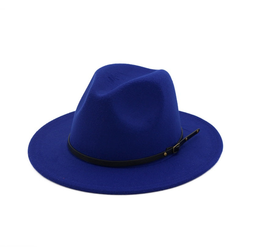 Chapeau de l'automne et hiver en laine Fedora pour femme haut-de-forme