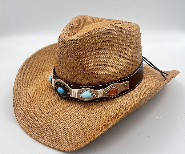Chapeau Fedora de style ethnique pour l'été en plein air West (Summer Outdoor Ethnic Style Fedora Hat West)