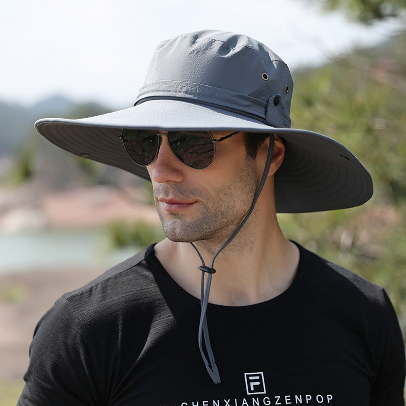 Chapeau de pêcheur imperméable à séchage rapide pour homme, randonnée (Men's Waterproof Quick Drying Fisherman Hat Hiking)