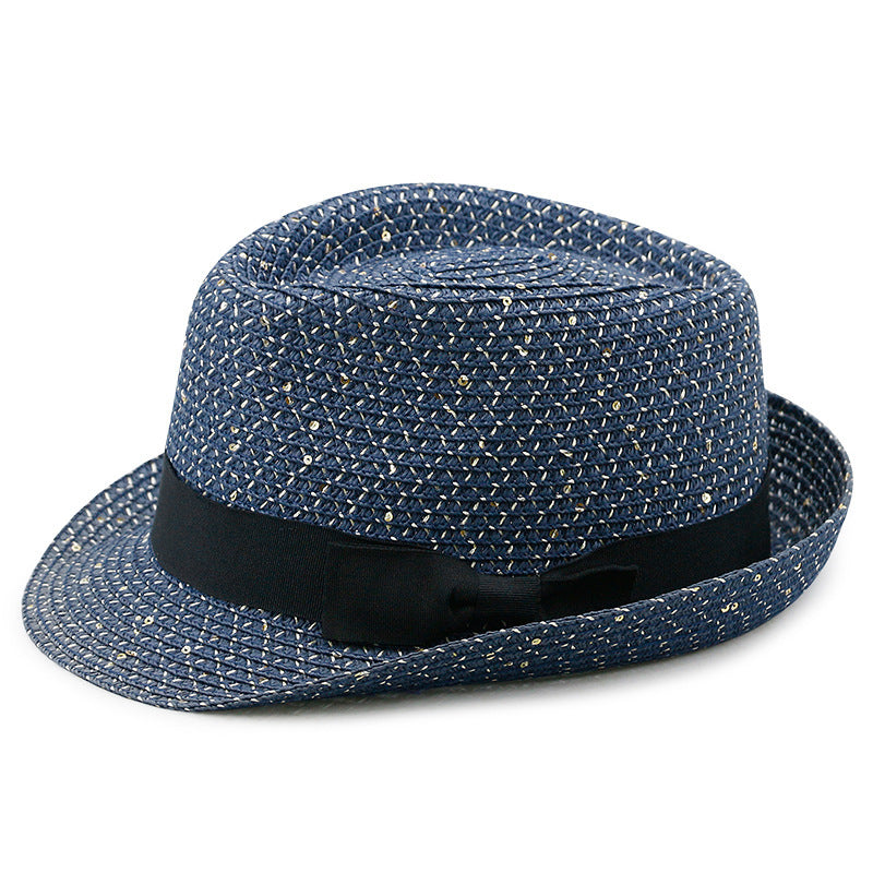 Chapeau de paille de protection solaire d'été à la mode décontractée