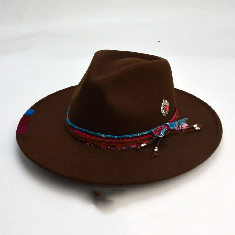 Chapeau en feutre d'automne et d'hiver en laine Chapeau en laine britannique
