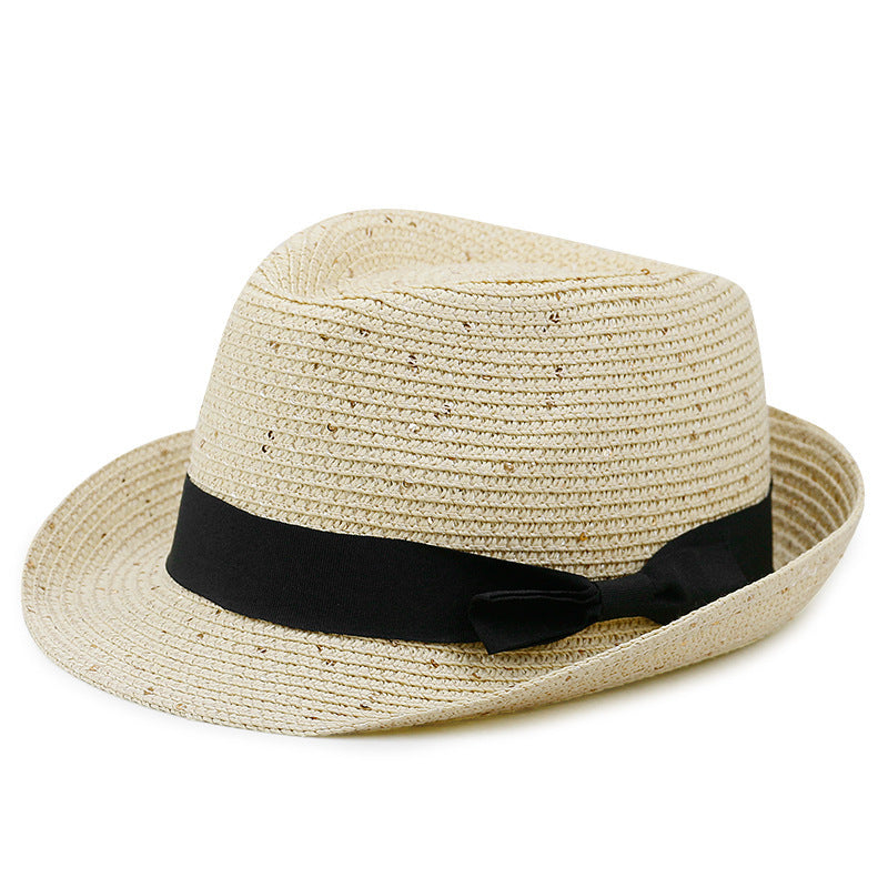 Chapeau de paille de protection solaire d'été à la mode décontractée