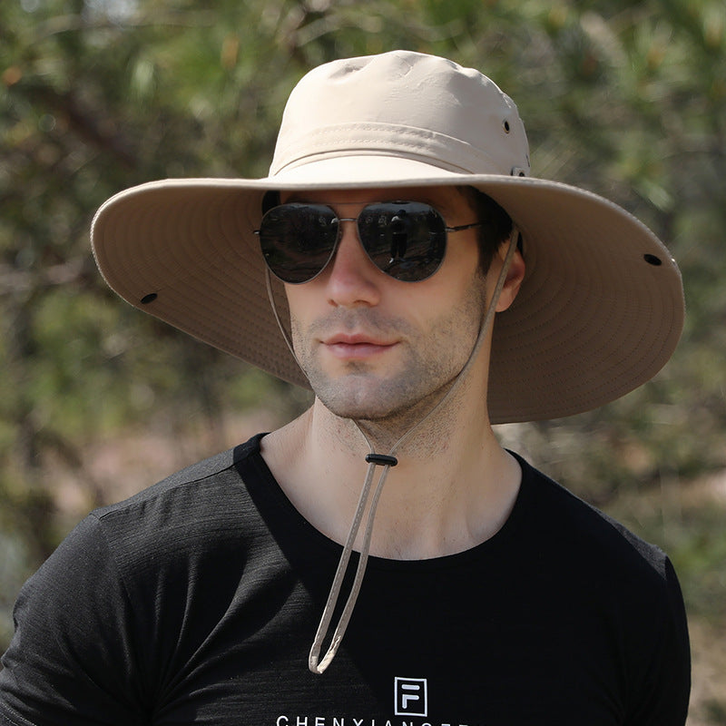 Chapeau de pêcheur imperméable à séchage rapide pour homme, randonnée (Men's Waterproof Quick Drying Fisherman Hat Hiking)