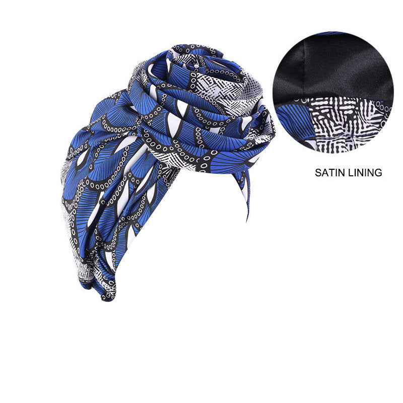 Coiffe doublure en satin à la mode pour femmes Tam-o'-shanter (Women's Fashionable Satin Lining )