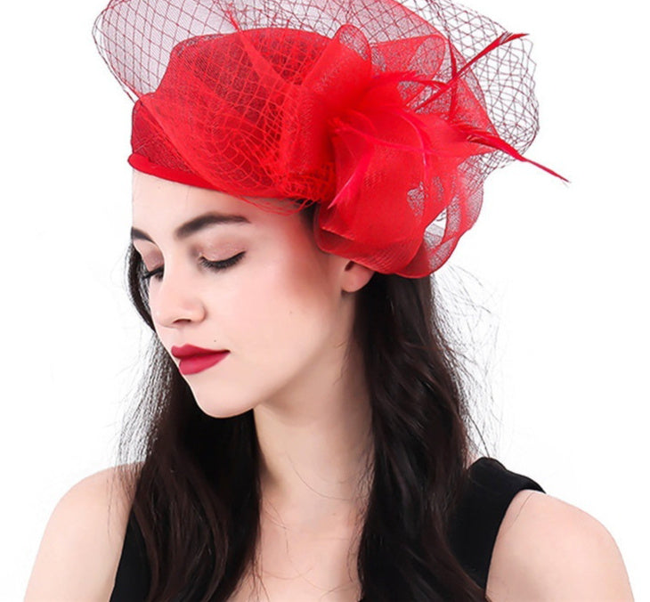 Chapeau haut de forme vintage en lin noble haut de gamme fait à la main