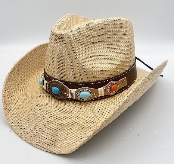 Chapeau Fedora de style ethnique pour l'été en plein air West (Summer Outdoor Ethnic Style Fedora Hat West)