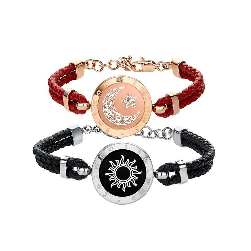 Bracelet en double à détection intelligente Soleil-Lune (Sun-Moon Smart Sensing Couple Bracelet)