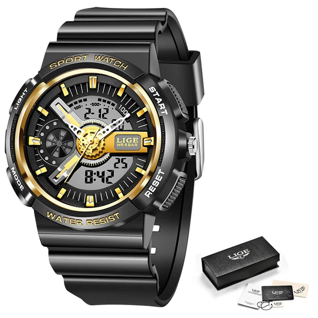 Montres de sport étanches électroniques pour enfants: garçons et filles + boîte