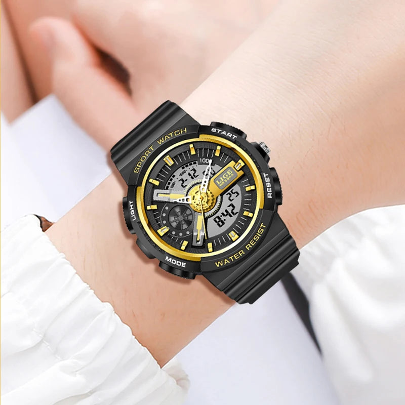Montres de sport étanches électroniques pour enfants: garçons et filles + boîte