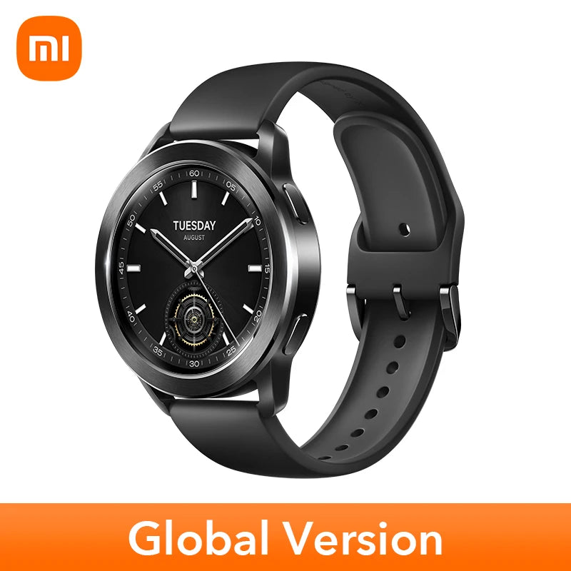 Montre-bracelet Xiaomi Watch S3 Grand écran AMOLED de 1,43" Prend en charge plus de 150 modes sportifs, les appels téléphoniques Bluetooth®
