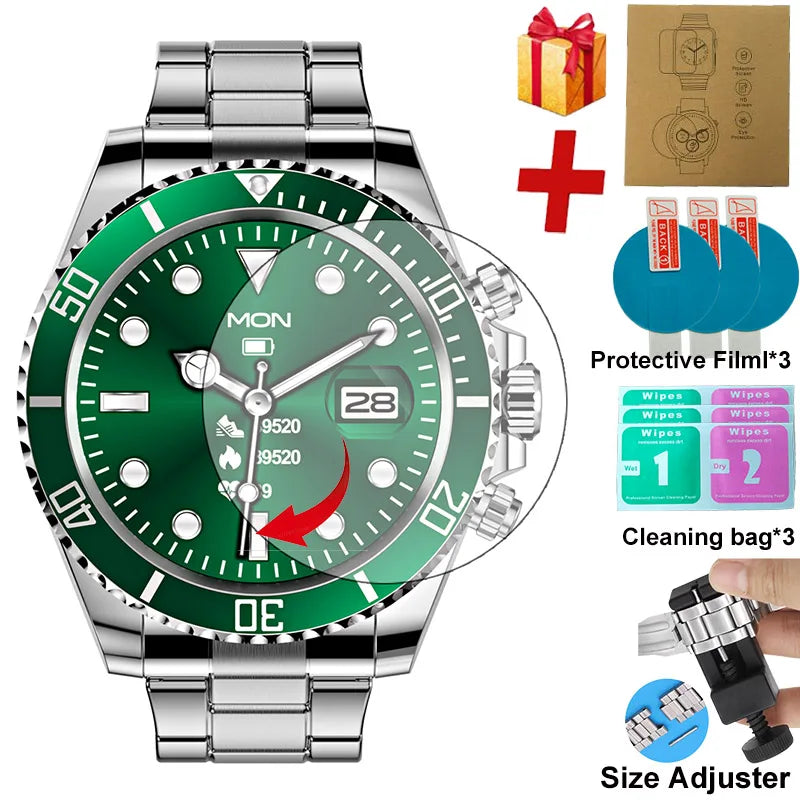 Montre-bracelet connectée Smartwatch pour hommes et femmes AW12 fitness sports étanches bande d'acier