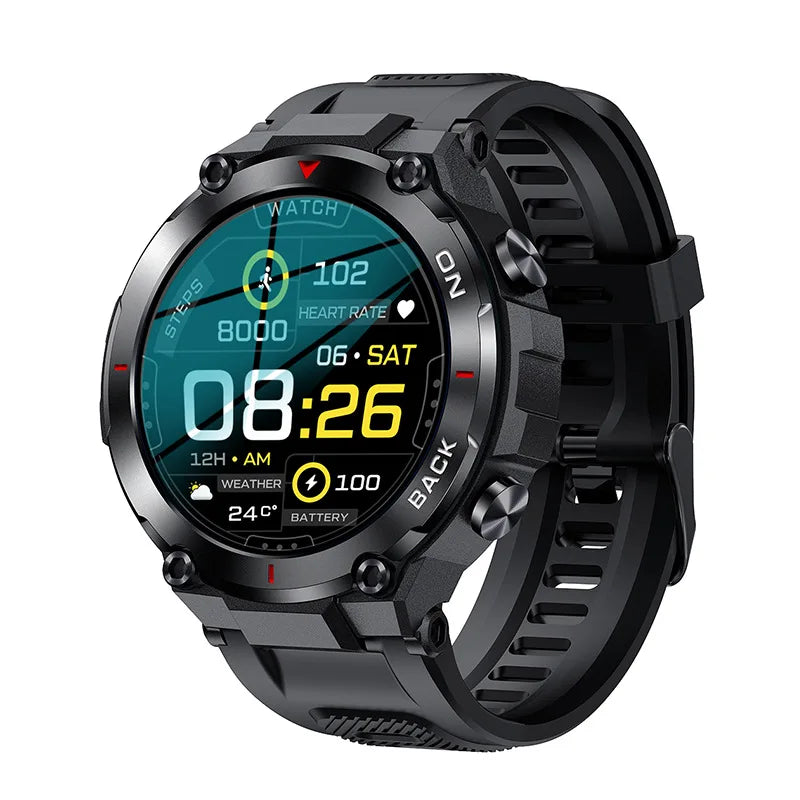 Montre Xiaomi intelligente de positionnement GPS militaire, sport de plein air, fitness, natation; bracelet rappel d'appel et moniteur de fréquence cardiaque