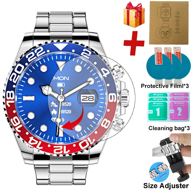 Montre-bracelet connectée Smartwatch pour hommes et femmes AW12 fitness sports étanches bande d'acier