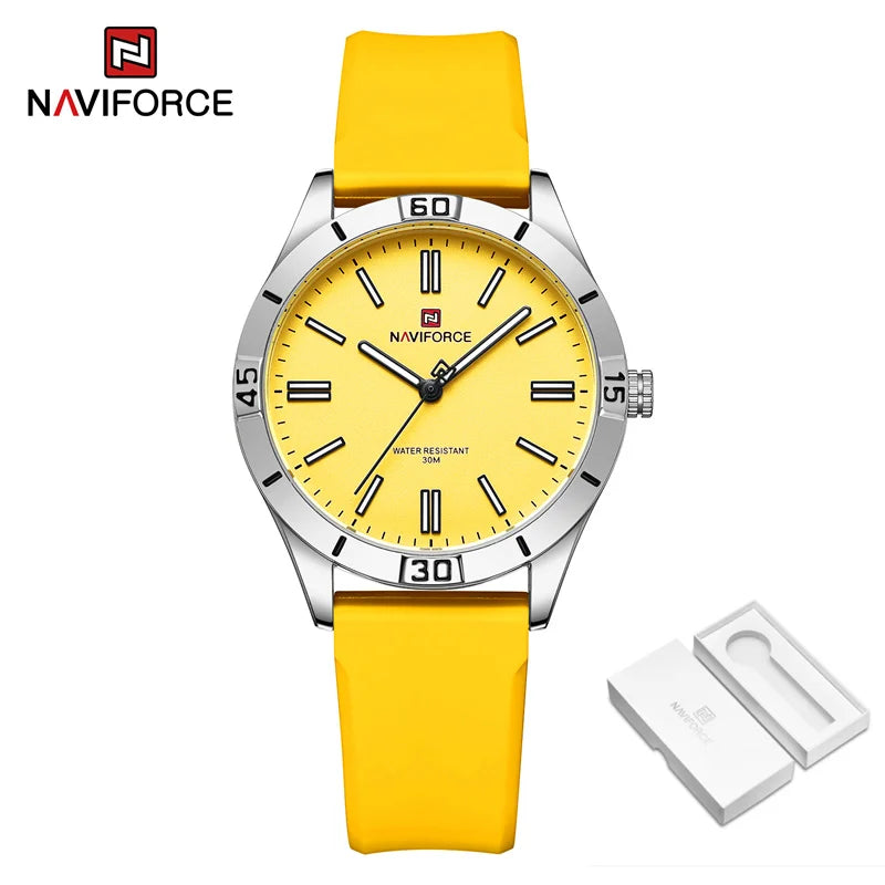 Montres-bracelets NAVIFORCE pour femmes: Qualité étanche; horloge lumineuse