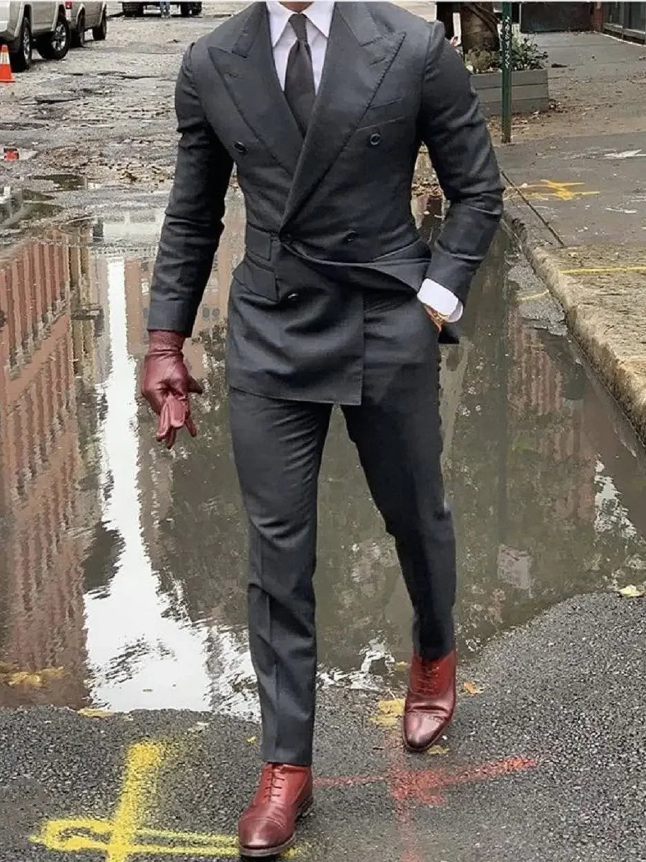 Costume haute qualité personnalisé 2 pièces Homme