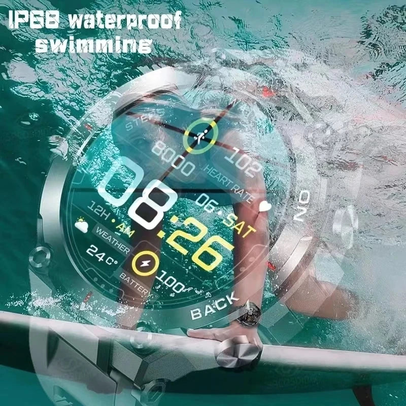 Montre Xiaomi intelligente de positionnement GPS militaire, sport de plein air, fitness, natation; bracelet rappel d'appel et moniteur de fréquence cardiaque
