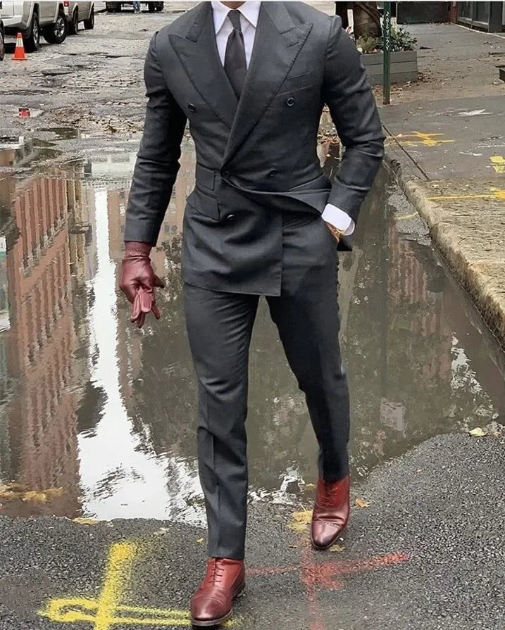 Costume haute qualité personnalisé 2 pièces Homme