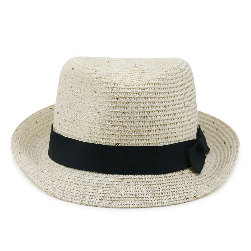 Chapeau de paille de protection solaire d'été à la mode décontractée