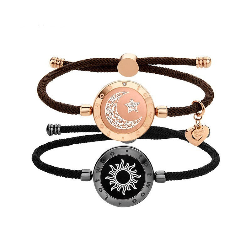 Bracelet en double à détection intelligente Soleil-Lune (Sun-Moon Smart Sensing Couple Bracelet)
