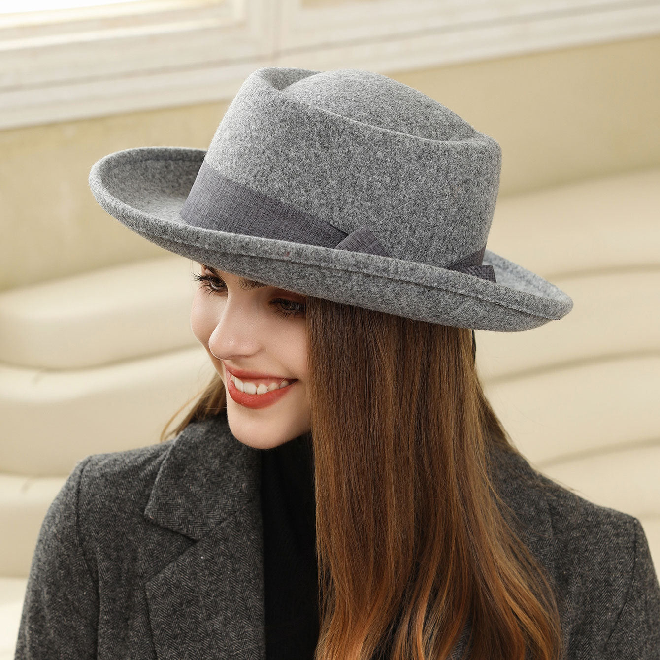 Chapeau haut-de-forme à nœud vintage (British Wild Leisure Fashion Bow (British Wild Leisure Fashion Top Hat)