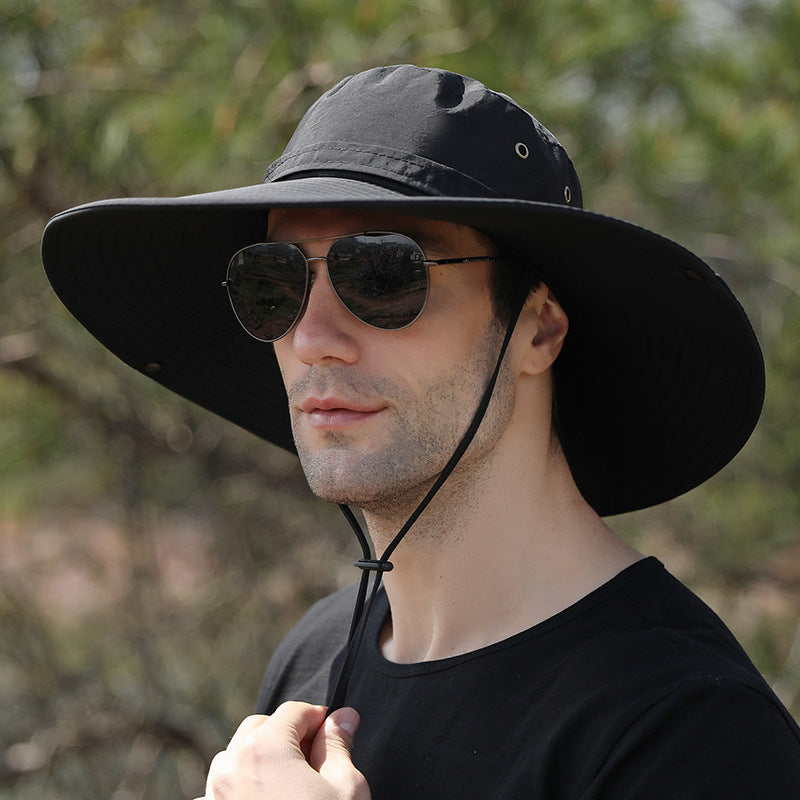Chapeau de pêcheur imperméable à séchage rapide pour homme, randonnée (Men's Waterproof Quick Drying Fisherman Hat Hiking)