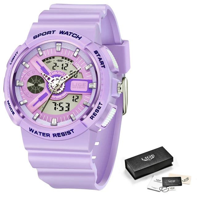 Montres de sport étanches électroniques pour enfants: garçons et filles + boîte