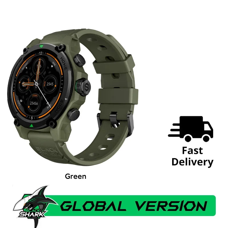 Montre intelligente Blackshark GS3 Version mondiale Écran AMOLED 1,43" Positionnement par satellite GPS Autonomie de la batterie de 21 jours 5ATM