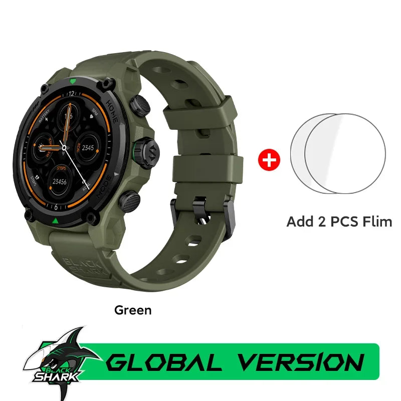 Montre intelligente Blackshark GS3 Version mondiale Écran AMOLED 1,43" Positionnement par satellite GPS Autonomie de la batterie de 21 jours 5ATM