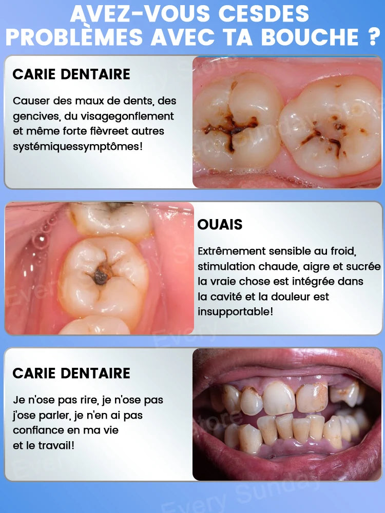 Dentifrice anti carie dentaire