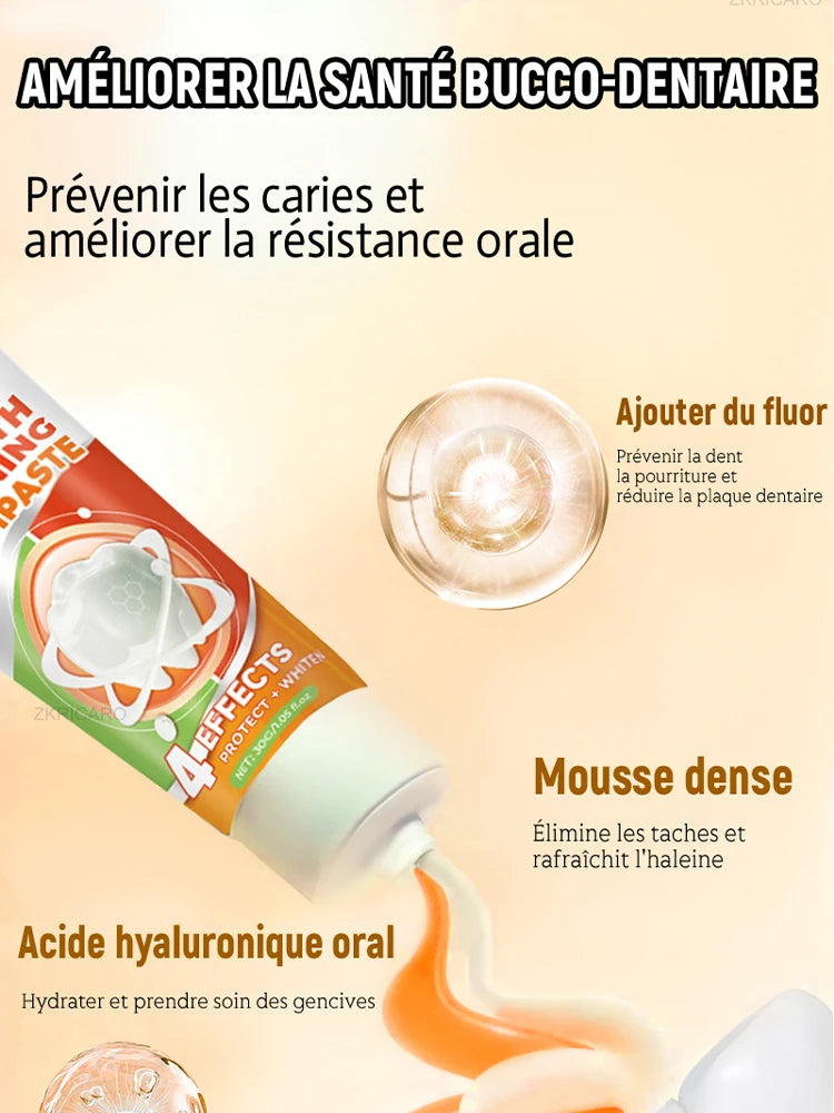 Dentifrice anti carie dentaire