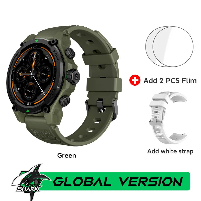 Montre intelligente Blackshark GS3 Version mondiale Écran AMOLED 1,43" Positionnement par satellite GPS Autonomie de la batterie de 21 jours 5ATM