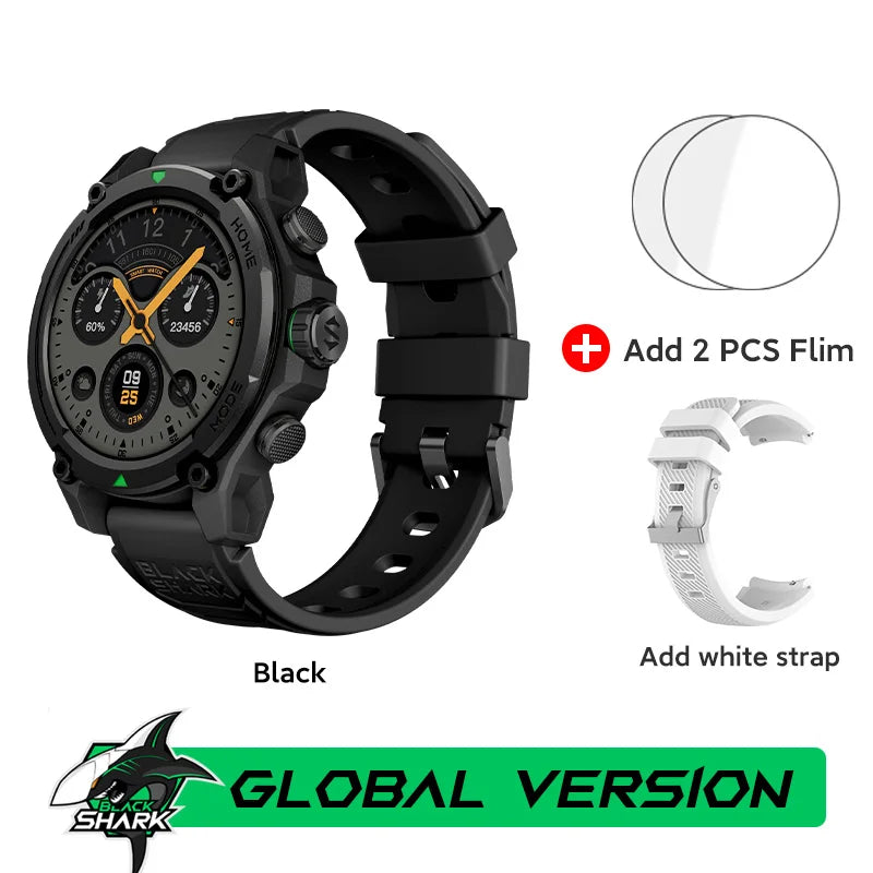 Montre intelligente Blackshark GS3 Version mondiale Écran AMOLED 1,43" Positionnement par satellite GPS Autonomie de la batterie de 21 jours 5ATM