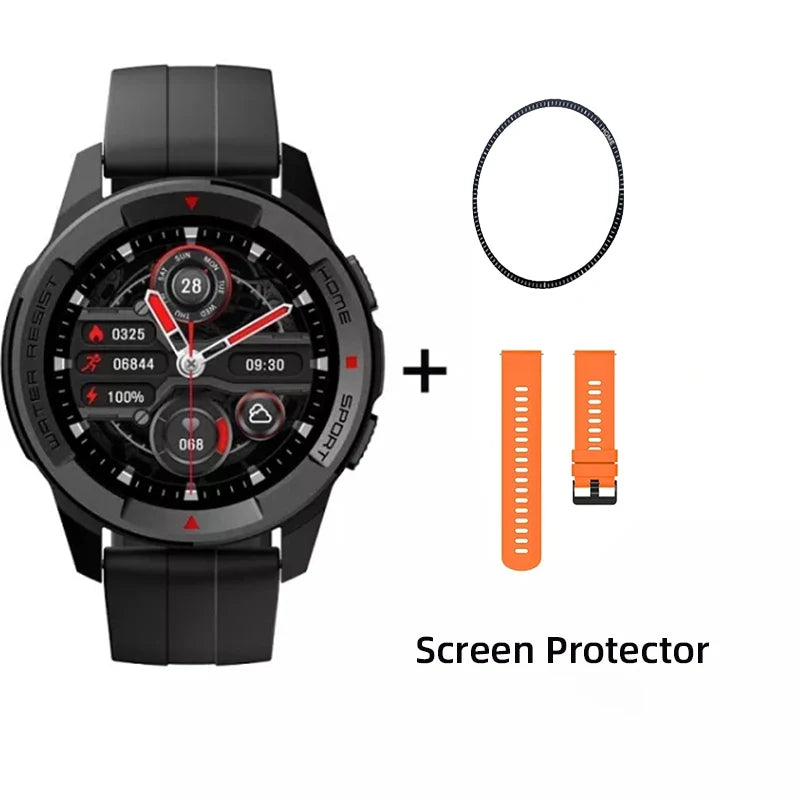 Montre connectée Mibro Watch X1 version mondiale avec batterie 350 mAh, écran AMOLED 1,3 pouces, mesure SpO2, Bluetooth, pour iOS et Android