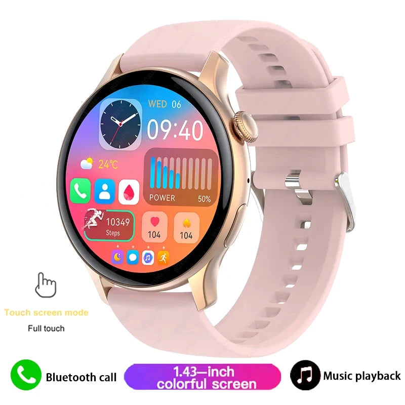 Montre Xiaomi Mijia intelligente pour femmes avec appels Bluetooth, affichage permanent de l'heure, de la fréquence cardiaque, sports, surveillance de la santé Musique GT4