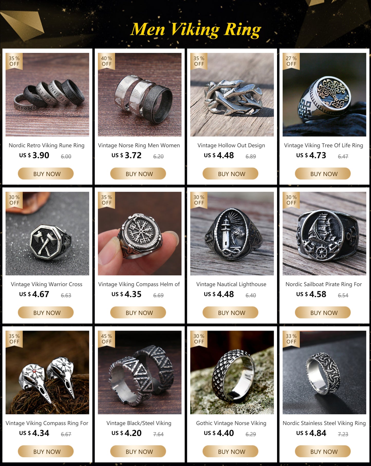 Bague vintage nordique mythique déesse Hel pour homme Viking Hera Runes en acier inoxydable bague amulette celtique bijoux païens