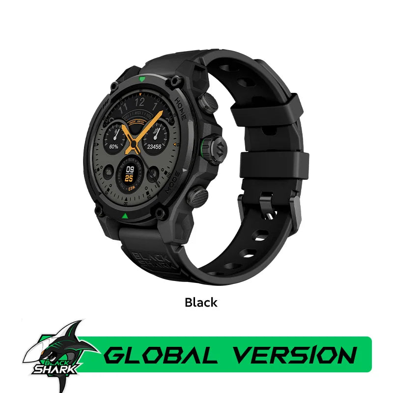 Montre intelligente Blackshark GS3 Version mondiale Écran AMOLED 1,43" Positionnement par satellite GPS Autonomie de la batterie de 21 jours 5ATM