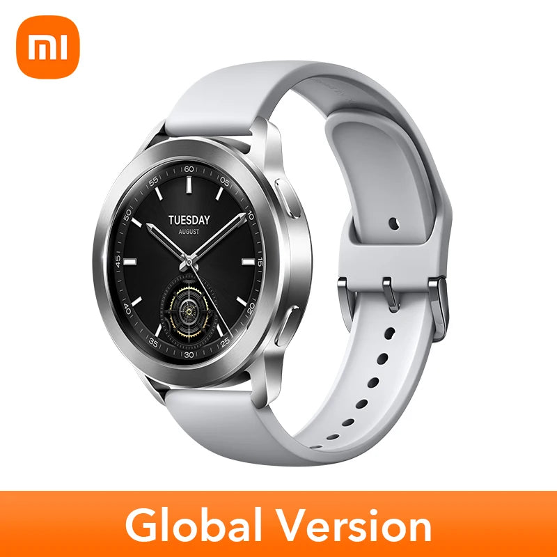 Montre-bracelet Xiaomi Watch S3 Grand écran AMOLED de 1,43" Prend en charge plus de 150 modes sportifs, les appels téléphoniques Bluetooth®