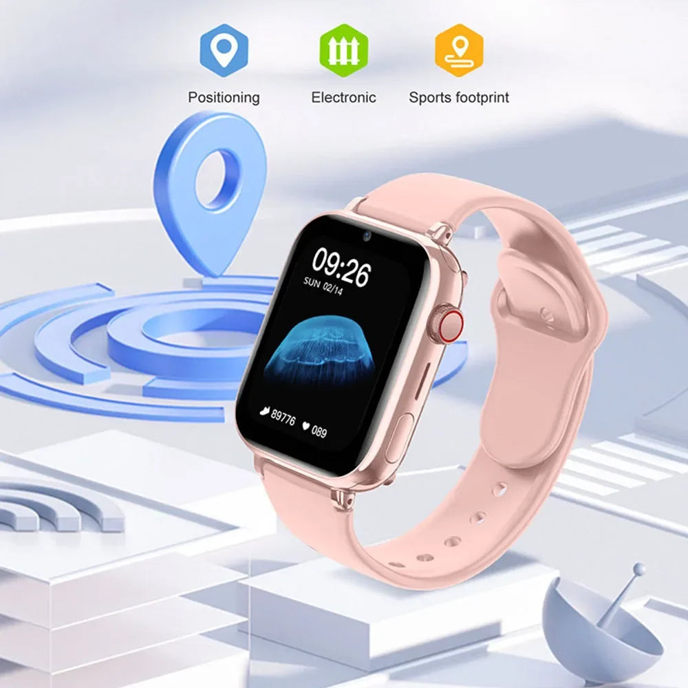 Montre intelligente Xiaomi Mijia 4G étanche SOS GPS Localisation Tracker appel vidéo Chat caméra carte SIM  pour enfants